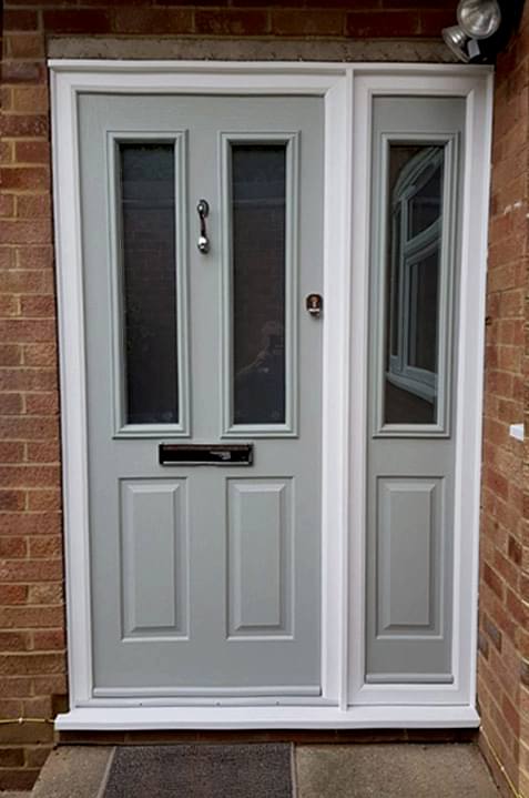 Justice Front Door in White