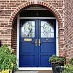 French Front Door in Blue