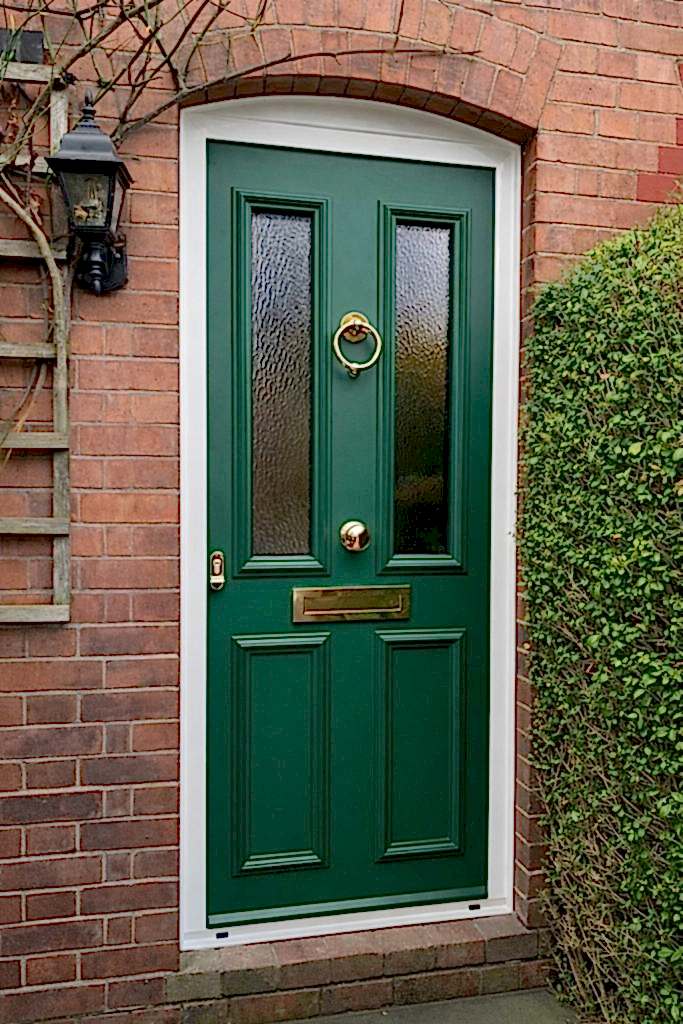 An installation featuring the Ultimate Contemporary Range and a traditional-style sash window, giving the customer the best of both worlds, contemporary efficiency alongside classic character.